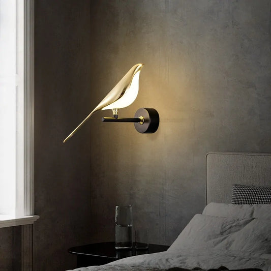 Gold Bird LED Wall Light