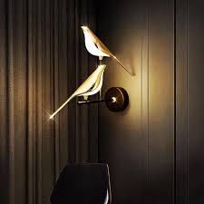 Gold Bird LED Wall Light