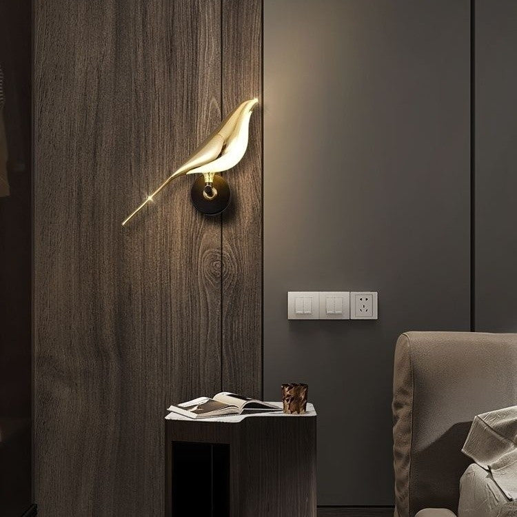 Gold Bird LED Wall Light