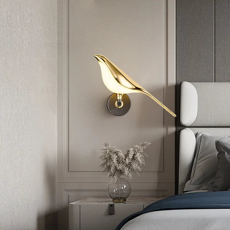 Gold Bird LED Wall Light